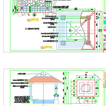 亭子CAD图纸
