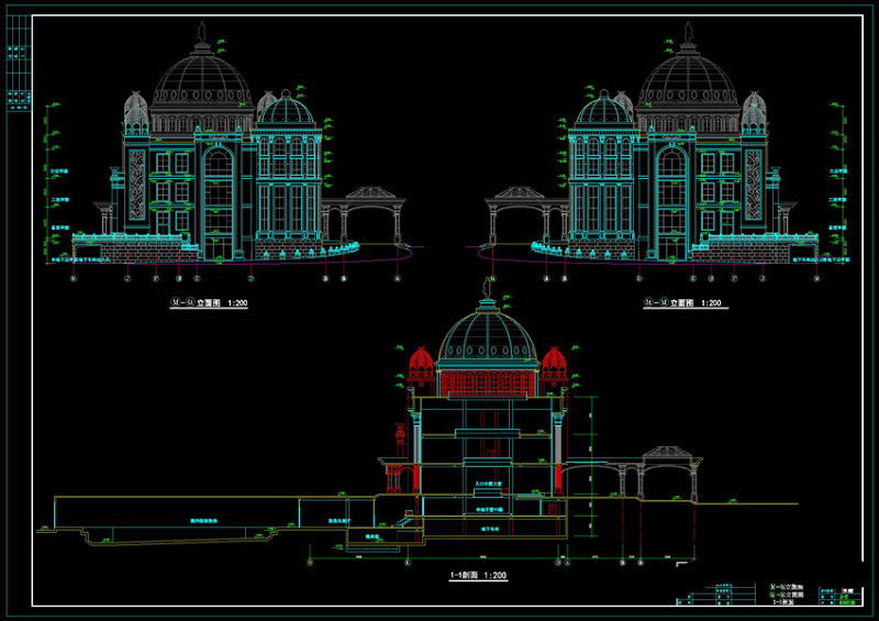 立面图景观cad<a href=https://www.yitu.cn/su/7937.html target=_blank class=infotextkey>图纸</a>