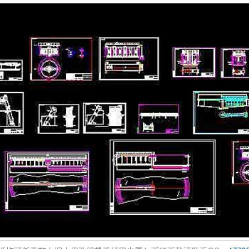 某污水处理专用设备cad全套施工设计图