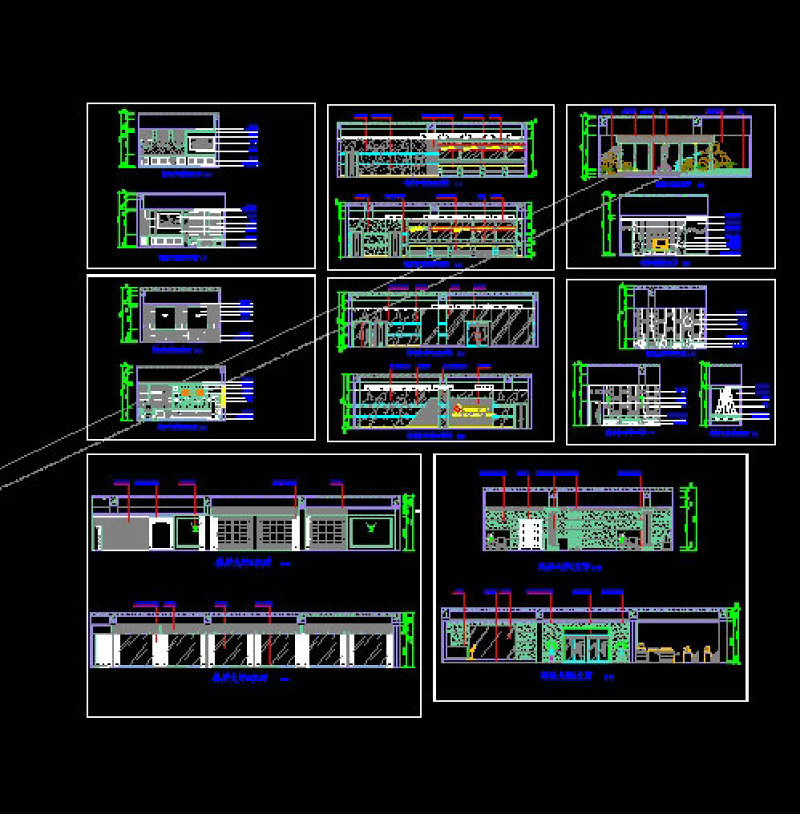 立面图CAD<a href=https://www.yitu.cn/su/7937.html target=_blank class=infotextkey>图纸</a>