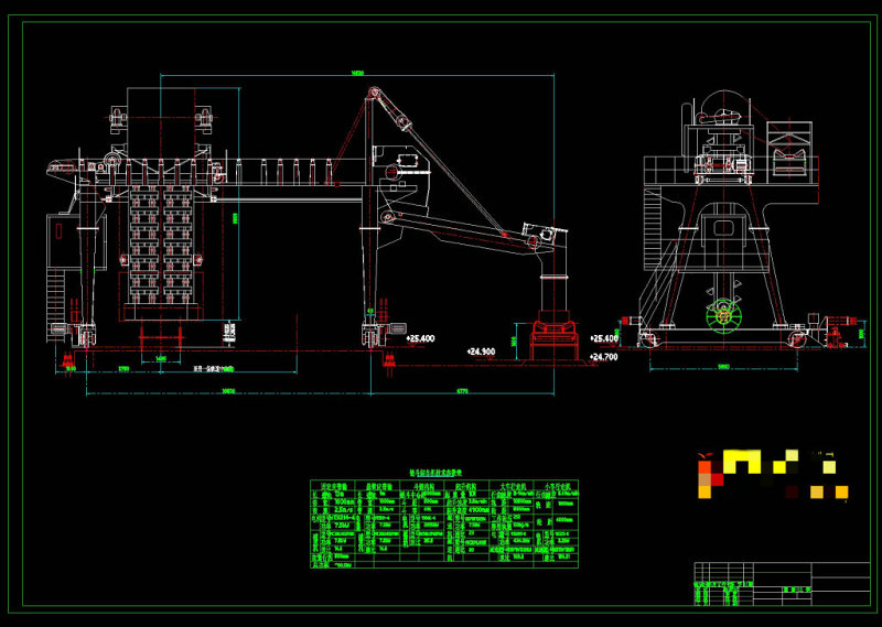 链斗卸车机CAD机械<a href=https://www.yitu.cn/su/7937.html target=_blank class=infotextkey>图纸</a>