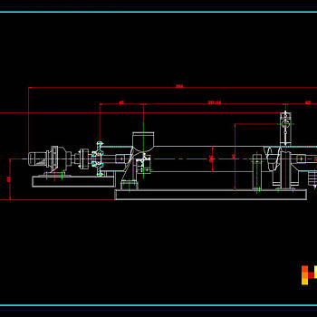 螺旋秤CAD机械图纸