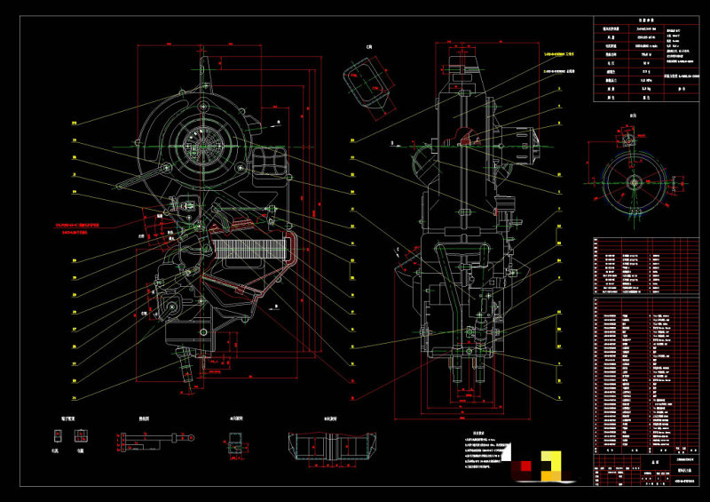 暖风机主机总图CAD机械<a href=https://www.yitu.cn/su/7937.html target=_blank class=infotextkey>图纸</a>