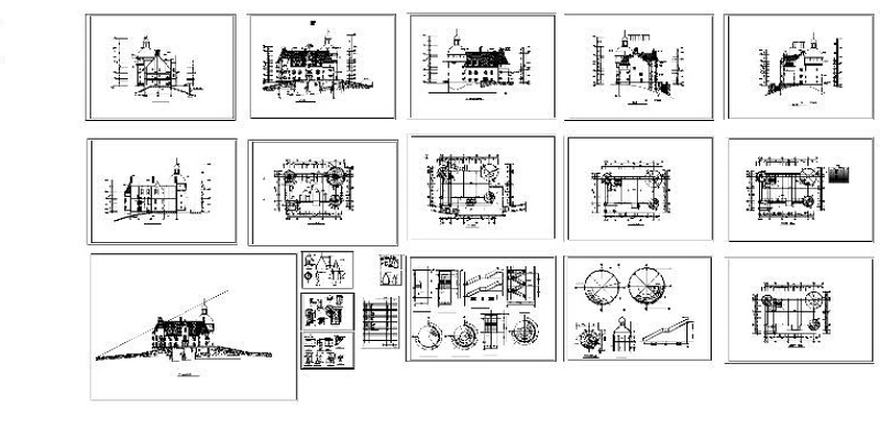 古城堡cad<a href=https://www.yitu.cn/su/7937.html target=_blank class=infotextkey>图纸</a>