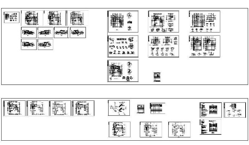 仿古别墅施工cad<a href=https://www.yitu.cn/su/7937.html target=_blank class=infotextkey>图纸</a>