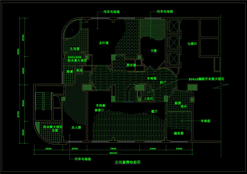 中型旅馆cad<a href=https://www.yitu.cn/su/7872.html target=_blank class=infotextkey>地</a>面<a href=https://www.yitu.cn/su/7392.html target=_blank class=infotextkey>平面</a>图