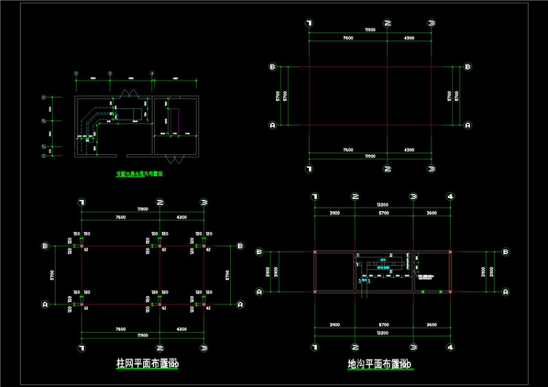 <a href=https://www.yitu.cn/su/7872.html target=_blank class=infotextkey>地</a>沟<a href=https://www.yitu.cn/su/7392.html target=_blank class=infotextkey>平面</a>及变配电房电缆沟布CAD<a href=https://www.yitu.cn/su/7937.html target=_blank class=infotextkey>图纸</a>