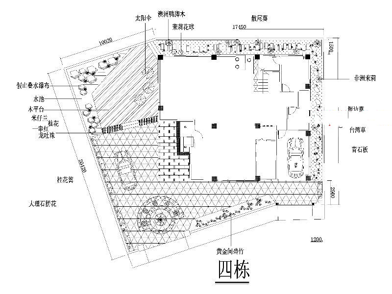 别墅<a href=https://www.yitu.cn/su/7589.html target=_blank class=infotextkey>庭院</a><a href=https://www.yitu.cn/su/7590.html target=_blank class=infotextkey>设计</a>CAD<a href=https://www.yitu.cn/su/7937.html target=_blank class=infotextkey>图纸</a>