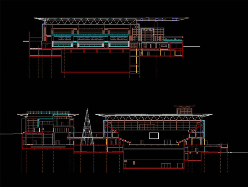 主馆吸音墙面处理CAD<a href=https://www.yitu.cn/su/7937.html target=_blank class=infotextkey>图纸</a>