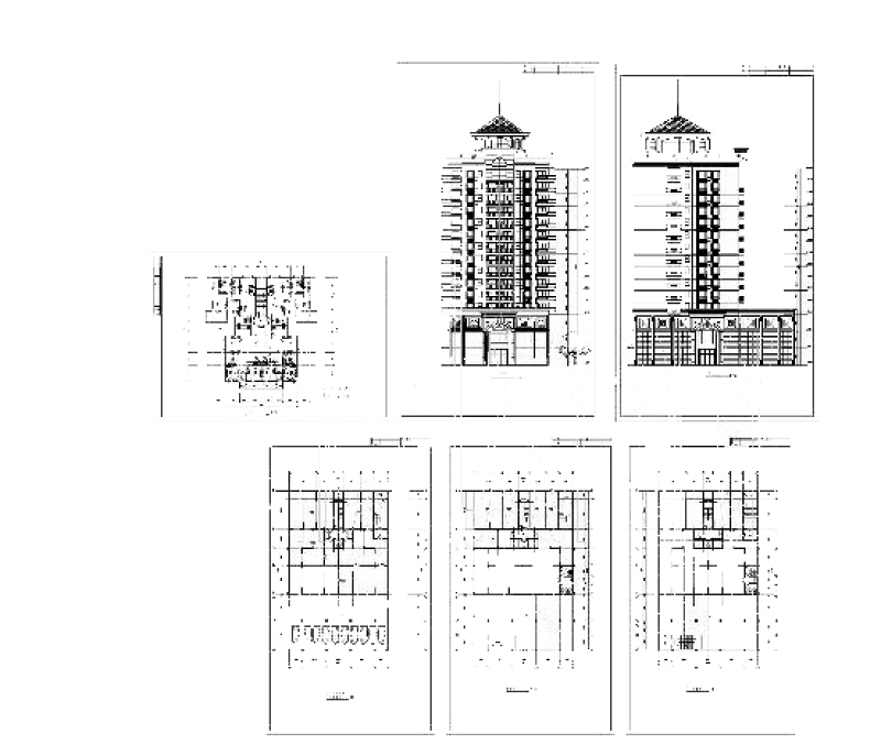 住宅<a href=https://www.yitu.cn/su/8159.html target=_blank class=infotextkey>楼</a>方案cad<a href=https://www.yitu.cn/su/7937.html target=_blank class=infotextkey>图纸</a>