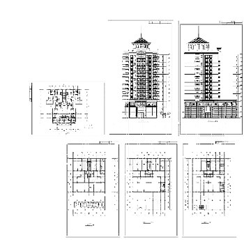 住宅楼方案cad图纸