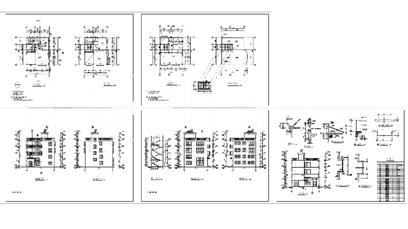 社区住宅<a href=https://www.yitu.cn/su/8159.html target=_blank class=infotextkey>楼</a>cad