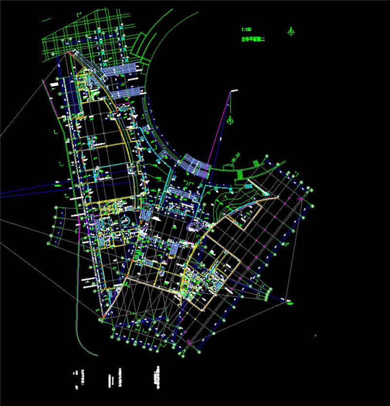 建筑<a href=https://www.yitu.cn/su/7590.html target=_blank class=infotextkey>设计</a>CAD<a href=https://www.yitu.cn/su/7937.html target=_blank class=infotextkey>图纸</a>