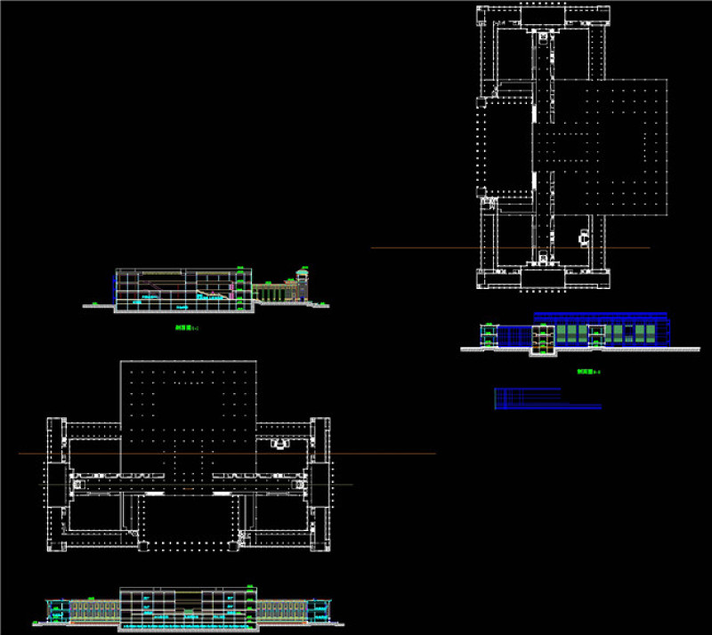 博物馆施工图稿CAD<a href=https://www.yitu.cn/su/7937.html target=_blank class=infotextkey>图纸</a>