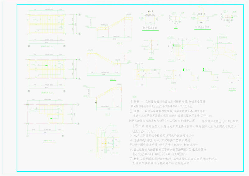 钢<a href=https://www.yitu.cn/sketchup/louti/index.html target=_blank class=infotextkey><a href=https://www.yitu.cn/su/6782.html target=_blank class=infotextkey><a href=https://www.yitu.cn/su/8159.html target=_blank class=infotextkey>楼</a>梯</a></a>CAD<a href=https://www.yitu.cn/su/7590.html target=_blank class=infotextkey>设计</a>图