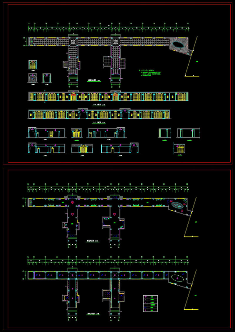 销售厅<a href=https://www.yitu.cn/su/7368.html target=_blank class=infotextkey>廊道</a>装修图CAD<a href=https://www.yitu.cn/su/7937.html target=_blank class=infotextkey>图纸</a>