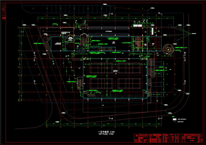 建筑<a href=https://www.yitu.cn/su/7392.html target=_blank class=infotextkey>平面</a><a href=https://www.yitu.cn/su/7590.html target=_blank class=infotextkey>设计</a>CAD<a href=https://www.yitu.cn/su/7937.html target=_blank class=infotextkey>图纸</a>