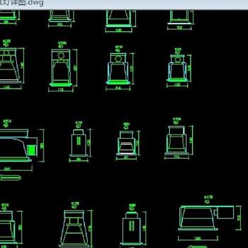 cad室内灯详图图片