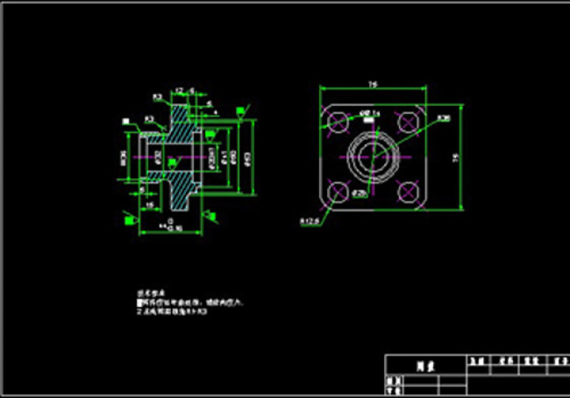 阀盖CAD<a href=https://www.yitu.cn/su/7937.html target=_blank class=infotextkey>图纸</a>