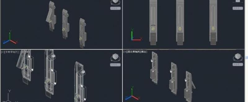 门锁cad三维<a href=https://www.yitu.cn/su/7647.html target=_blank class=infotextkey>实体图</a>图片