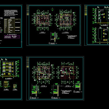 私人别墅建筑细CAD图纸