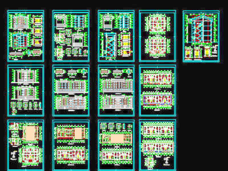 民房建筑CAD<a href=https://www.yitu.cn/su/7590.html target=_blank class=infotextkey>设计</a>施工<a href=https://www.yitu.cn/su/7937.html target=_blank class=infotextkey>图纸</a>