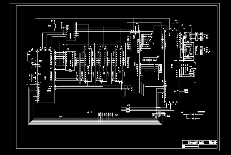 数控铣床硬件电路图CAD<a href=https://www.yitu.cn/su/7937.html target=_blank class=infotextkey>图纸</a>