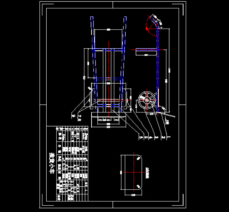 推货小车CAD<a href=https://www.yitu.cn/su/7937.html target=_blank class=infotextkey>图纸</a>