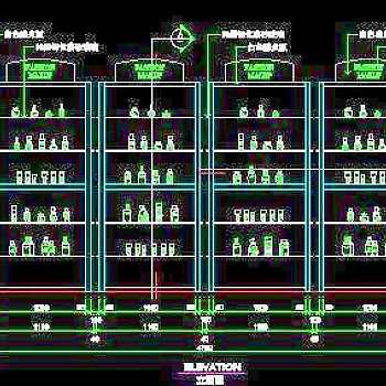 化妆品道具cad详图第二辑27例10