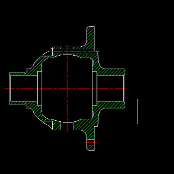 差速器壳体CAD图纸
