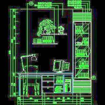 书柜CAD详图素材47