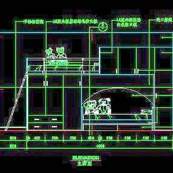 儿童床CAD实例详图素材第二辑1