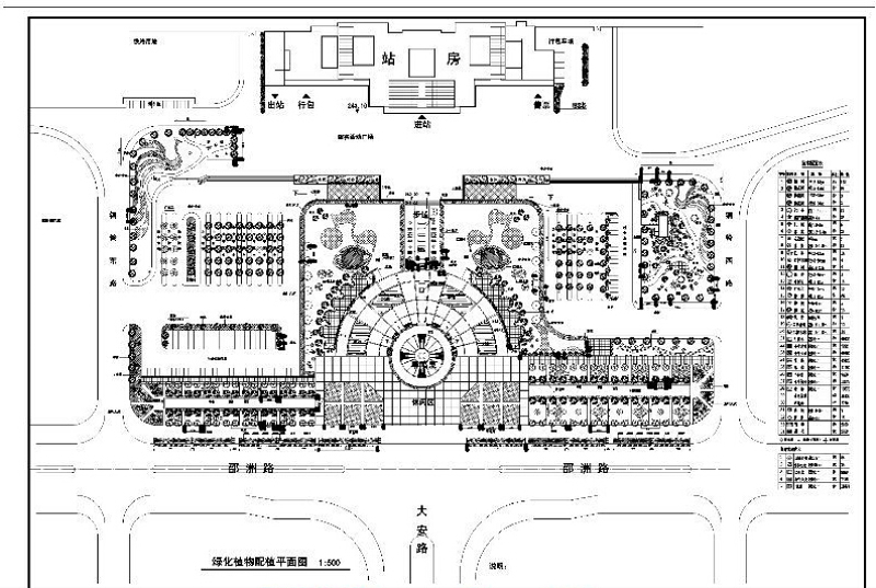 广场<a href=https://www.yitu.cn/su/7558.html target=_blank class=infotextkey>绿化</a>cad<a href=https://www.yitu.cn/su/7937.html target=_blank class=infotextkey>图纸</a>