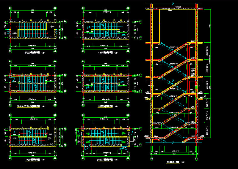 高层综合楼CAD设计图
