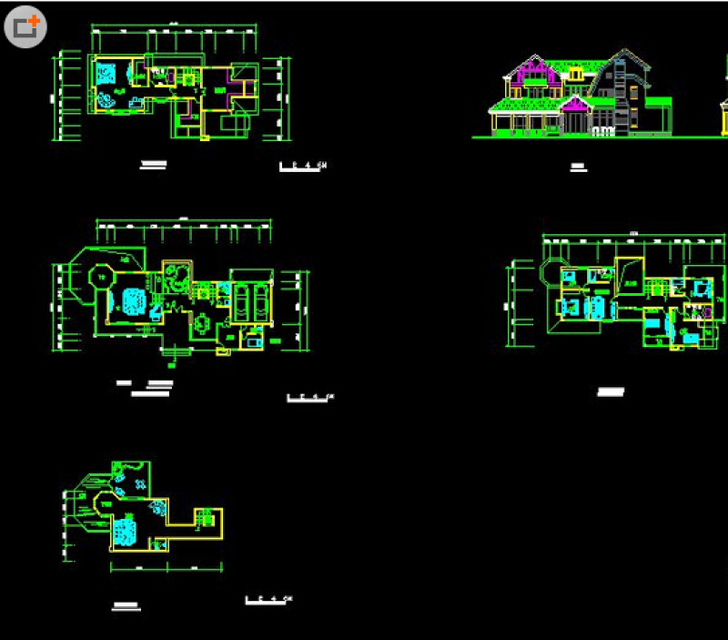 别墅CAD图