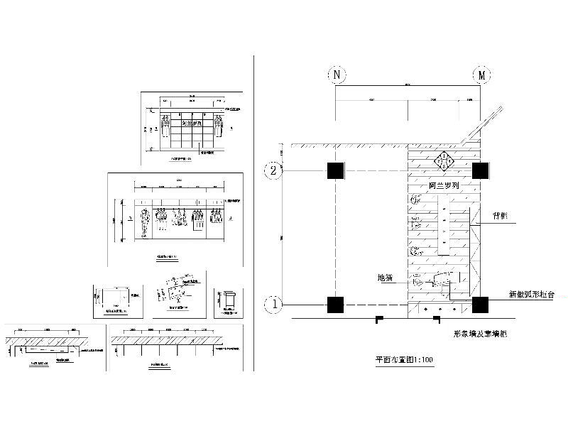 店面装修CAD图