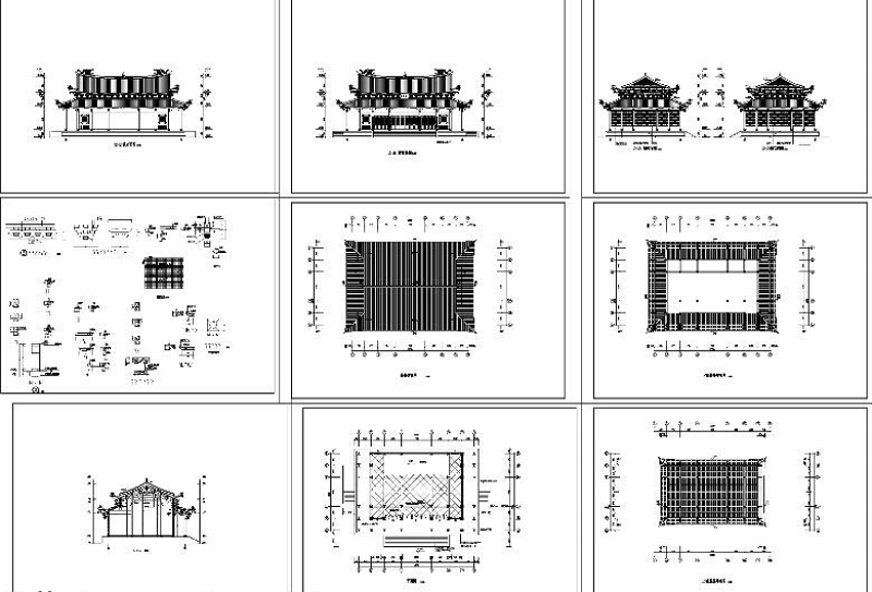 古建筑CAD<a href=https://www.yitu.cn/su/7937.html target=_blank class=infotextkey>图纸</a>