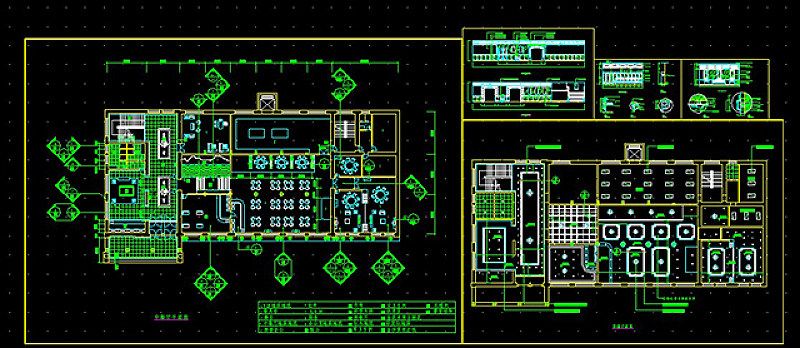 中餐厅CAD装修图