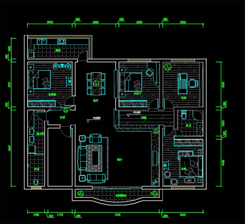 室<a href=https://www.yitu.cn/su/7634.html target=_blank class=infotextkey>内装</a>饰案例CAD<a href=https://www.yitu.cn/su/7937.html target=_blank class=infotextkey>图纸</a>