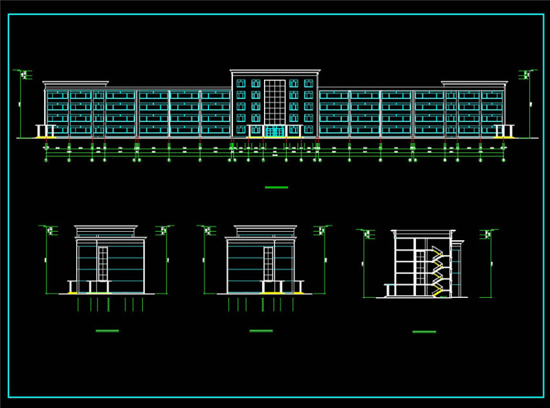 小学建筑全套CAD<a href=https://www.yitu.cn/su/7937.html target=_blank class=infotextkey>图纸</a>