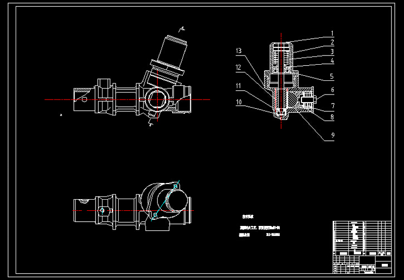 齿轮齿条式转向器CAD<a href=https://www.yitu.cn/su/7937.html target=_blank class=infotextkey>图纸</a>下载