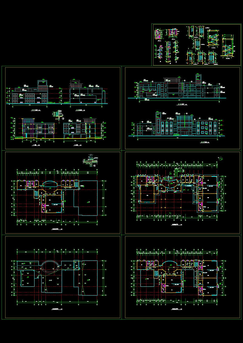 某<a href=https://www.yitu.cn/su/7587.html target=_blank class=infotextkey>幼儿园</a>全套建筑图cad<a href=https://www.yitu.cn/su/7937.html target=_blank class=infotextkey>图纸</a>