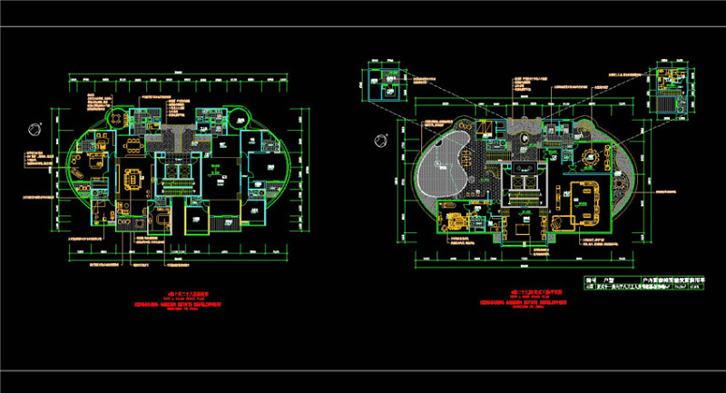 四户cad<a href=https://www.yitu.cn/su/7392.html target=_blank class=infotextkey>平面</a>图CAD<a href=https://www.yitu.cn/su/7937.html target=_blank class=infotextkey>图纸</a>