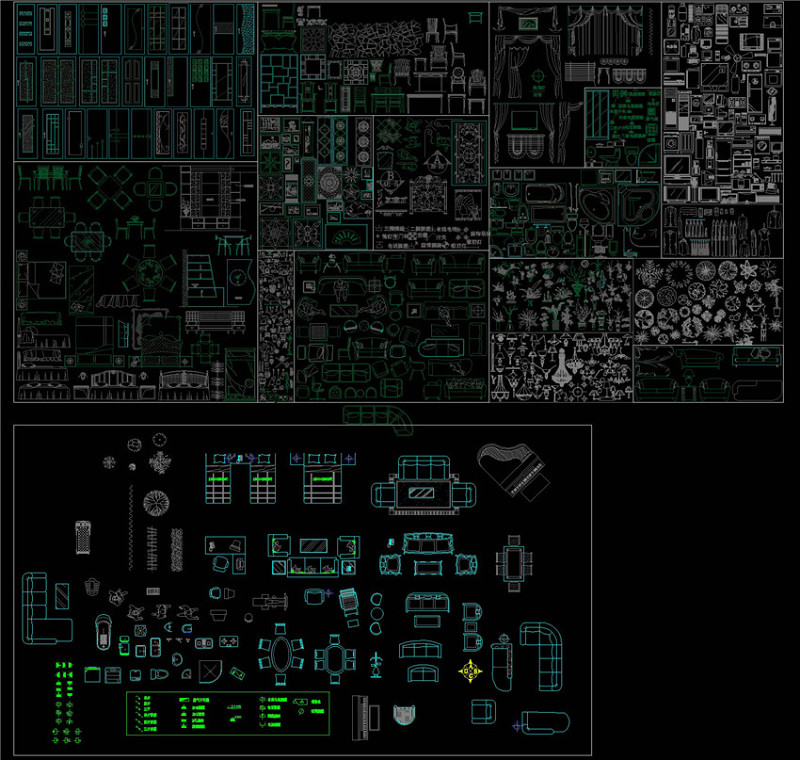 CAD常用图块CAD<a href=https://www.yitu.cn/su/7937.html target=_blank class=infotextkey>图纸</a>