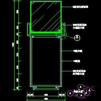 珠宝展台CAD图纸下载