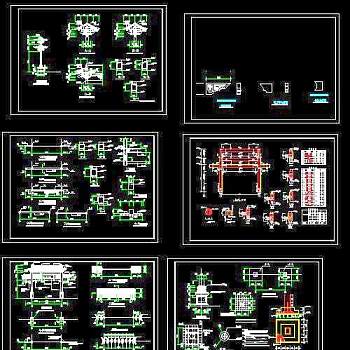 状元牌坊全套CAD施工图