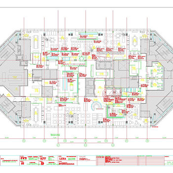 豪华餐厅cad建筑图纸