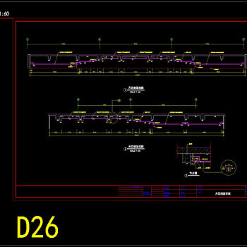 天花剖面详图cad图纸