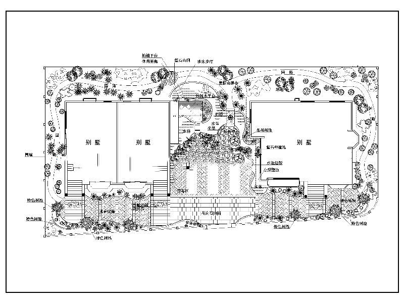 别墅景观方案cad<a href=https://www.yitu.cn/su/7937.html target=_blank class=infotextkey>图纸</a>