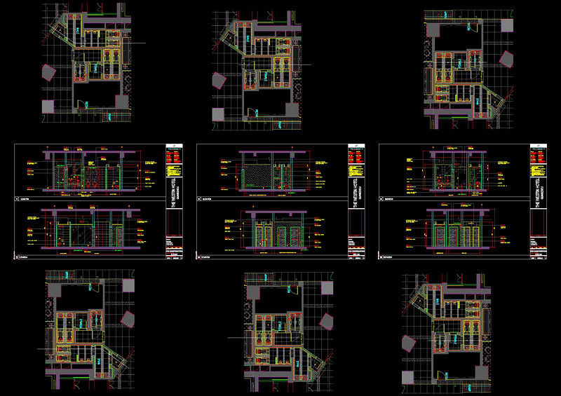 <a href=https://www.yitu.cn/su/7829.html target=_blank class=infotextkey>酒店</a>立面建筑cad详图